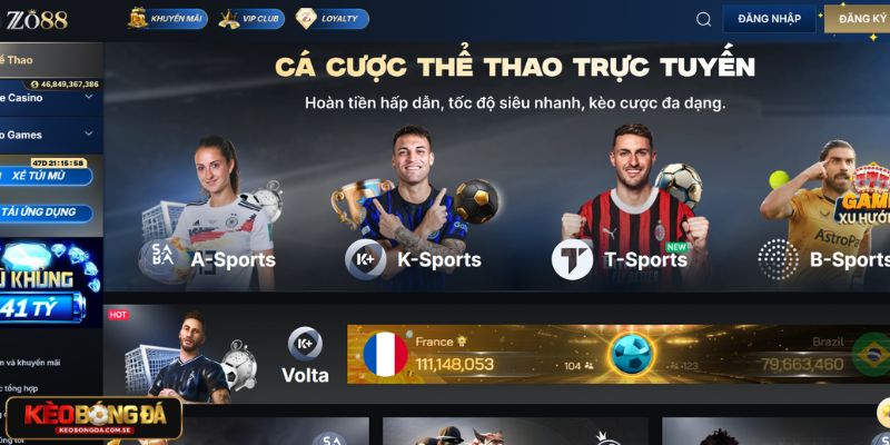 ZO88 là cái tên đang nổi đình đám trong làng cá cược giải trí trực tuyến hiện nay