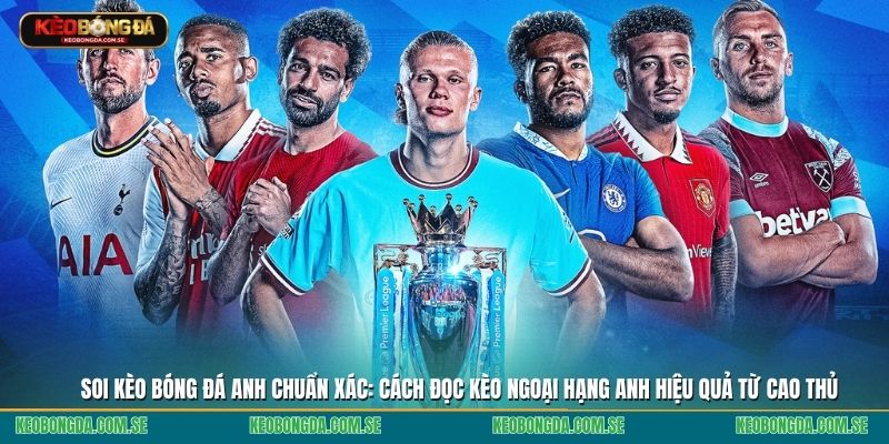 Soi kèo bóng đá Anh chuẩn xác: Cách đọc kèo Ngoại hạng Anh hiệu quả từ cao thủ