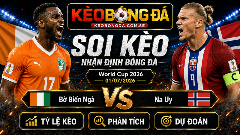 Đội hình dự kiến trước trận  Bờ Biển Ngà và Na Uy