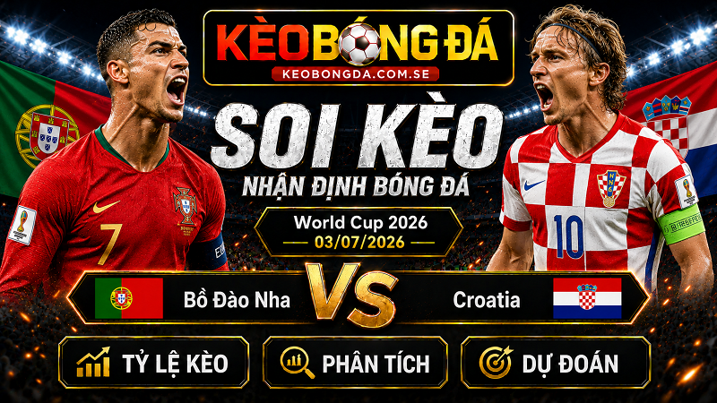 Đội hình dự kiến trước trận  Bồ Đào Nha và Croatia