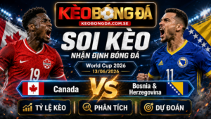 Đội hình dự kiến trước trận Canada và Bosnia & Herzegovina