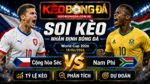Đội hình dự kiến trước trận Cộng hòa Séc và Nam Phi