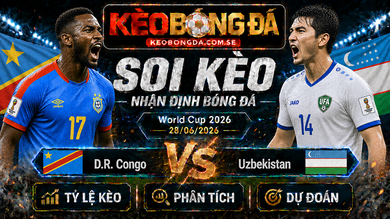 Đội hình dự kiến trước trận  D.R. Congo và Uzbekistan
