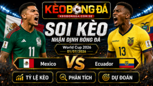 Đội hình dự kiến trước trận Mexico và Ecuador