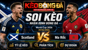 Đội hình dự kiến trước trận  Scotland và Ma Rốc