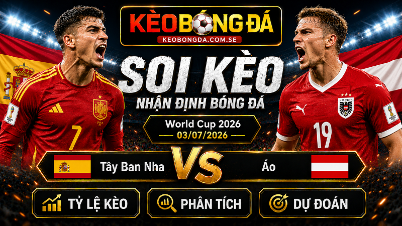 Đội hình dự kiến trước trận  Tây Ban Nha và Áo