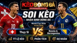 Đội hình dự kiến trước trận  Thụy Sĩ và Bosnia & Herzegovina