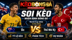 Đội hình dự kiến trước trận Úc và Thổ Nhĩ Kỳ