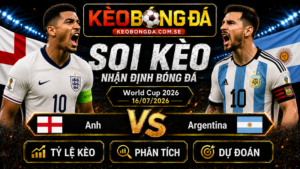 Đội hình dự kiến trước trận Anh và Argentina