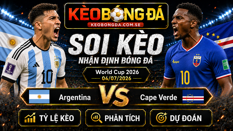 Đội hình dự kiến trước trận  Argentina và Cape Verde