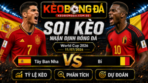 Đội hình dự kiến trước trận Tây Ban Nha và Bỉ